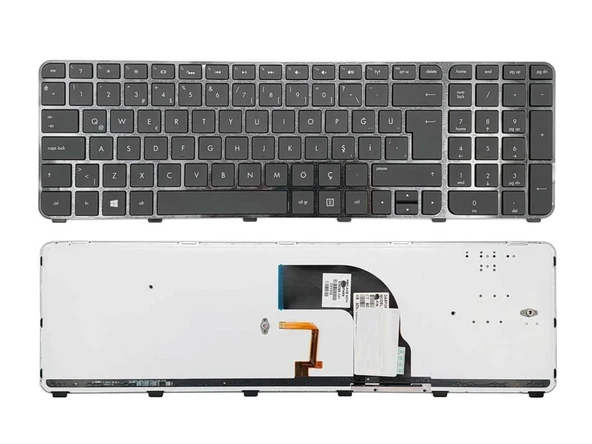 Hp Pavilion dv7-7000, dv7-7100 Notebook Klavye (Siyah TR) ışıklı / KL0775TRB ürün görseli 1