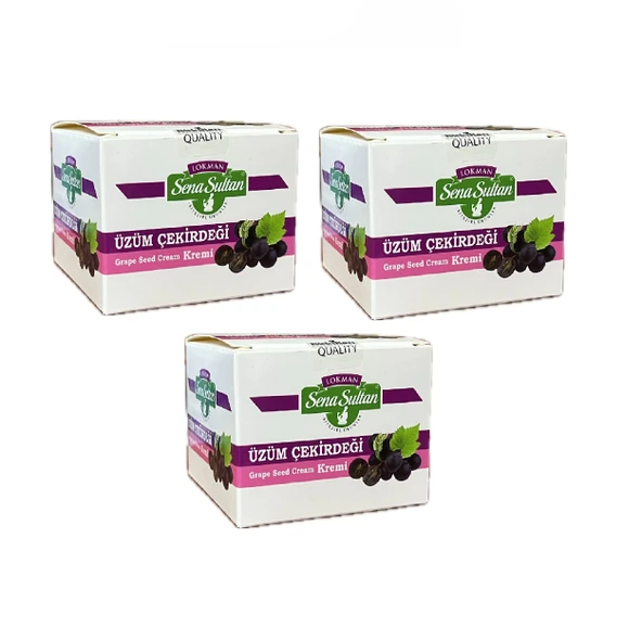 ÜZÜM ÇEKİRDEĞİ Kremi100 ML 3Adet, Lokman Sena Sultan ürün görseli 1