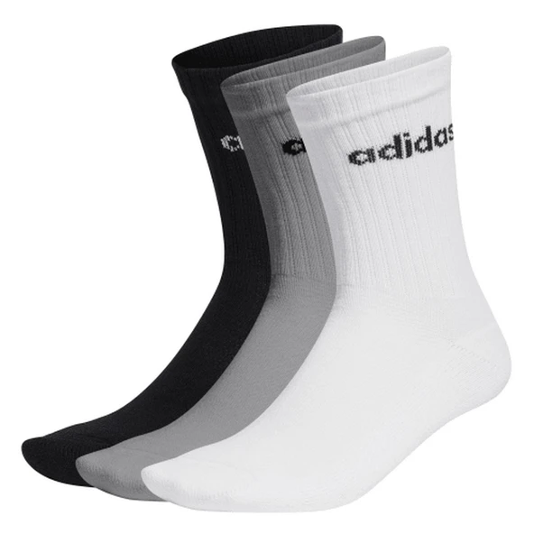 Adidas IC1302 C Lin Crew 3P Unisex Spor Çorap ürün görseli 1