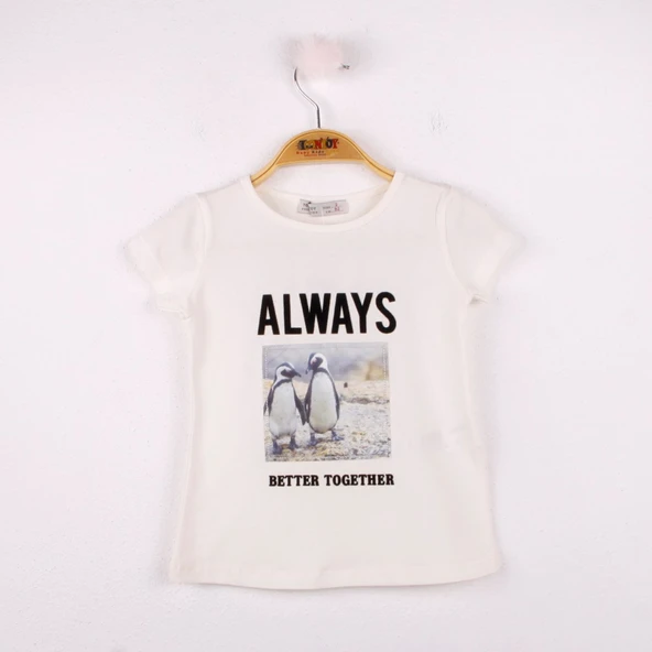 Toontoy  Kız Çocuk T-Shirt Always Baskı ürün görseli 1