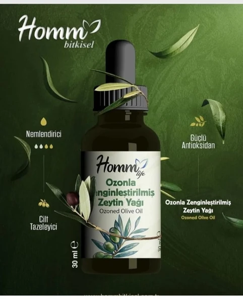 Homm Life Ozonla Zenginleştirilmiş Zeytinyağı 30 ML ürün görseli 1