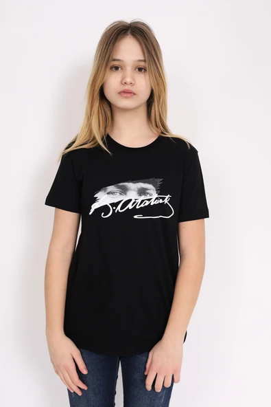 Toontoy Unisex Çocuk Atatürk Baskılı Tişört 23072 ürün görseli 1