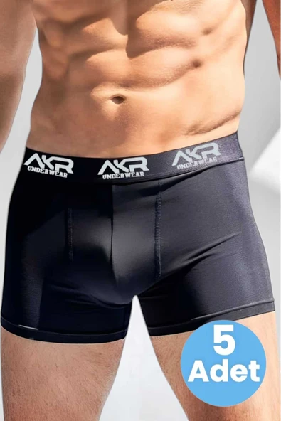 Erkek Likralı 5'li Boxer - Resim 5
