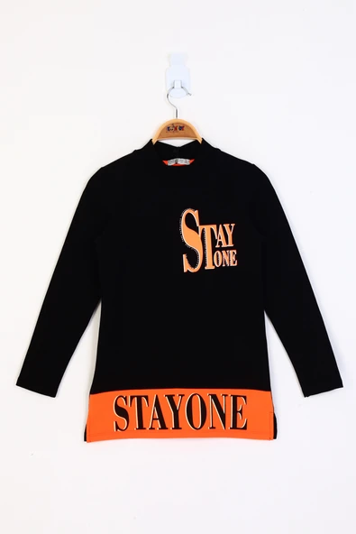 Toontoy Kız Çocuk Stay One Baskılı Tişört ürün görseli 1