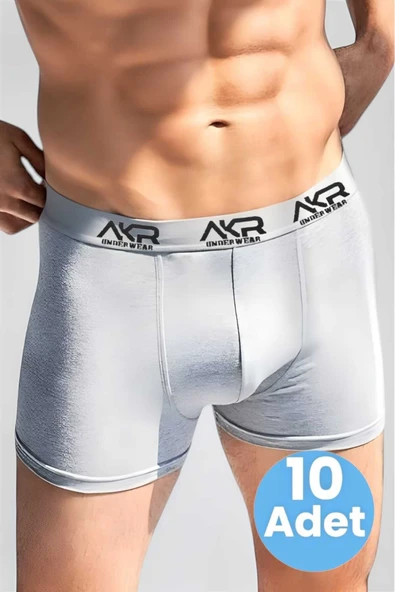 Erkek Likralı 10'lu Boxer ürün görseli 1