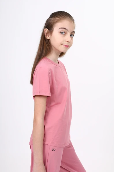 Toontoy Kız Çocuk Baskılı Tişört - Resim 6