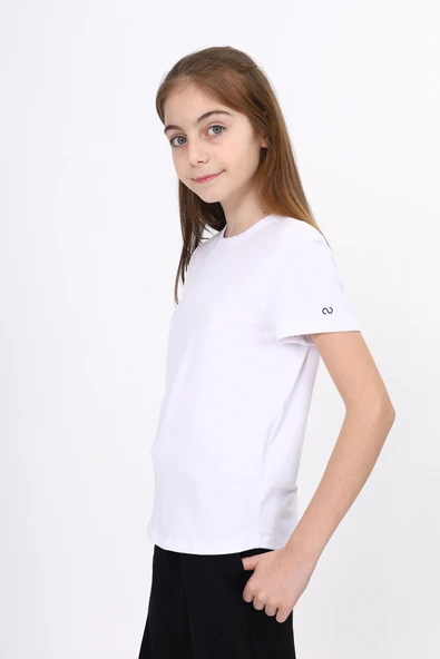 Toontoy Kız Çocuk Baskılı Tişört - Resim 2