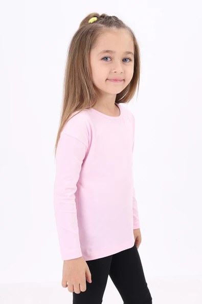 Toontoy Kız Çocuk Baskılı Tişört - Resim 8