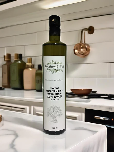 Gurme Domat Naturel Sızma Zeytinyağı Cam Şişe 750 ML ürün görseli 1