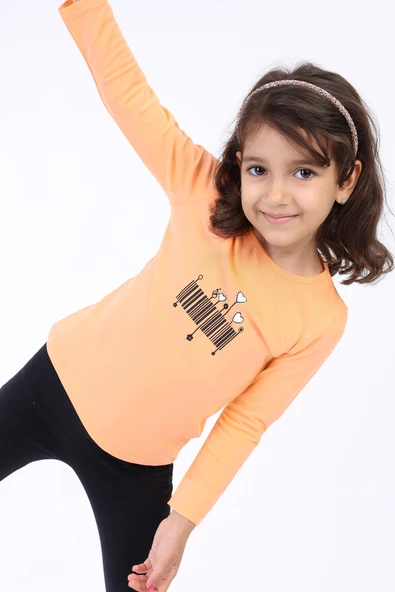 Toontoy Kız Çocuk Baskılı Tişört ürün görseli 1