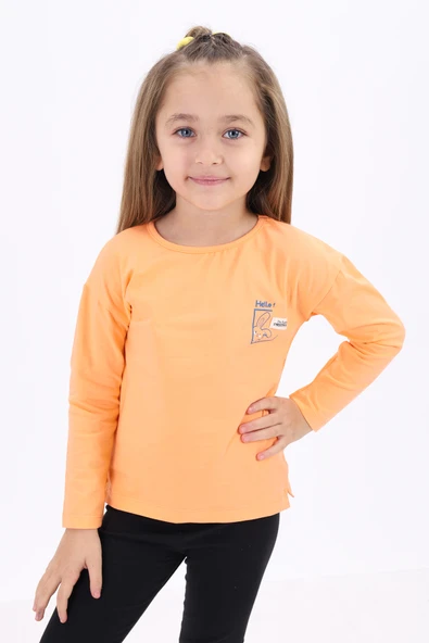 Toontoy Kız Çocuk Baskılı Tişört ürün görseli 1