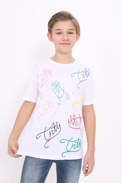 Toontoy Erkek Çocuk Tnty Nakışlı Ve Baskılı Tişört ürün görseli 1