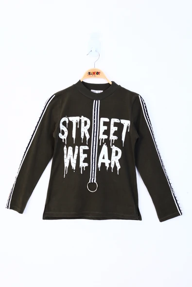 Toontoy Kız Çocuk Sweatshirt Street Wear Baskılı ürün görseli 1