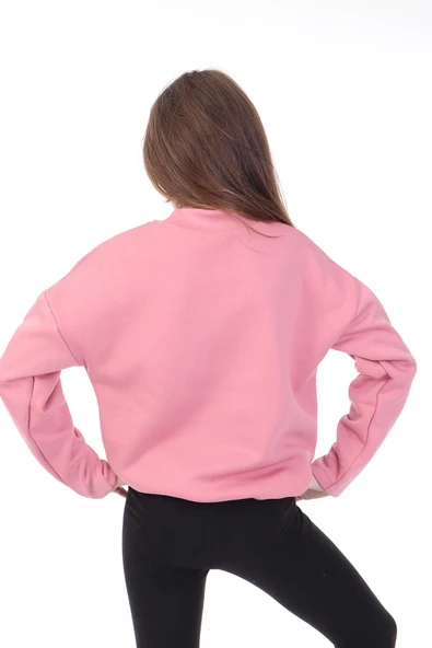 Toontoy Kız Çocuk Baskılı Sweatshirt ürün görseli 1