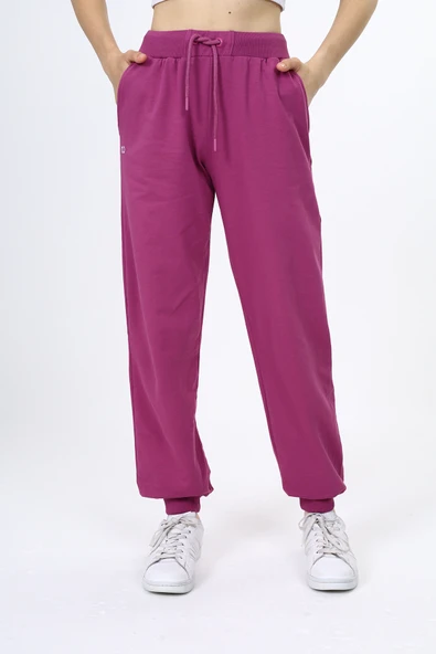 Toontoy Kız Çocuk Bağcıklı Beli Paçası Lastikli Cepli Basic Jogger Eşofman Altı 2 İplik ürün görseli 1