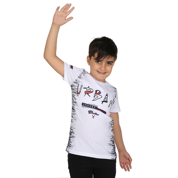 Toontoy  Erkek Çocuk T-shırt Çocuk Urban Baskılı ürün görseli 1