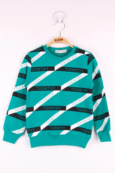 Toontoy Erkek Çocuk Toontoy Şeritli Sweatshirt ürün görseli 1