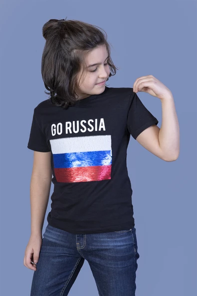 Toontoy Erkek Çocuk Go Russia Nakışlı Tişört ürün görseli 1