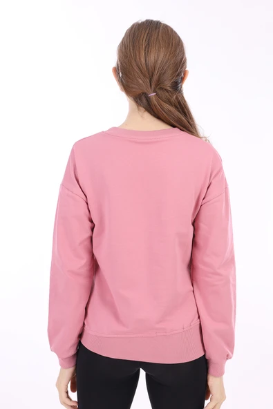 Toontoy Kız Çocuk Baskılı Sweatshirt - Resim 2