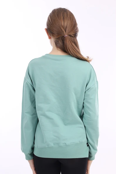 Toontoy Kız Çocuk Baskılı Sweatshirt - Resim 4