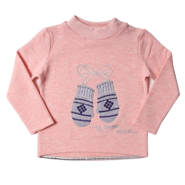 Toontoy Kız Çocuk Sweatshirt Eldiven Nakışlı - Resim 9