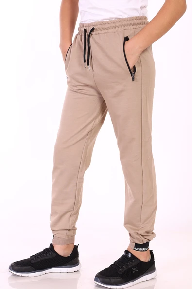 Toontoy Kız Çocuk Cepli Jogger Eşofman Alt ürün görseli 1