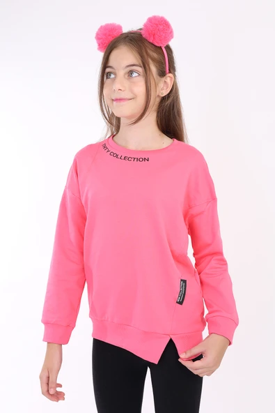 Toontoy Kız Çocuk Baskılı Sweatshirt ürün görseli 1