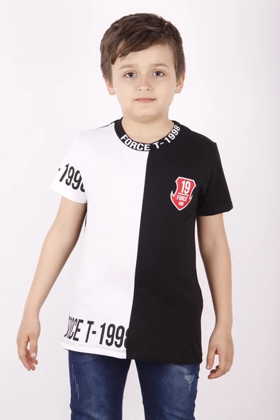 Toontoy Erkek Çocuk Force Baskılı Parçalı Tişört ürün görseli 1