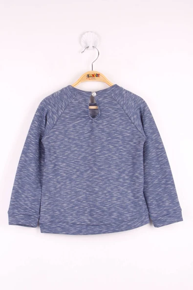 Toontoy Kız Çocuk Çanta Nakışlı Sweatshirt ürün görseli 1