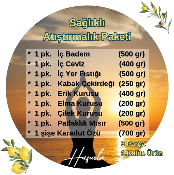 Sağlıklı Atıştırmalık Paketi ürün görseli 1