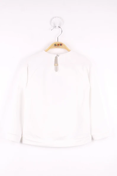 Toontoy Kız Çocuk Çanta Nakışlı Sweatshirt ürün görseli 1