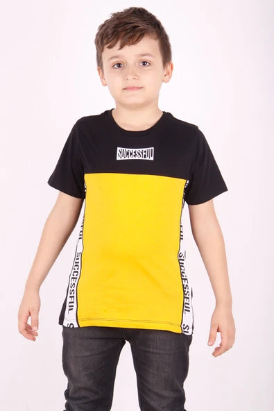 Toontoy Erkek Çocuk Yazı Baskılı Tişört ürün görseli 1
