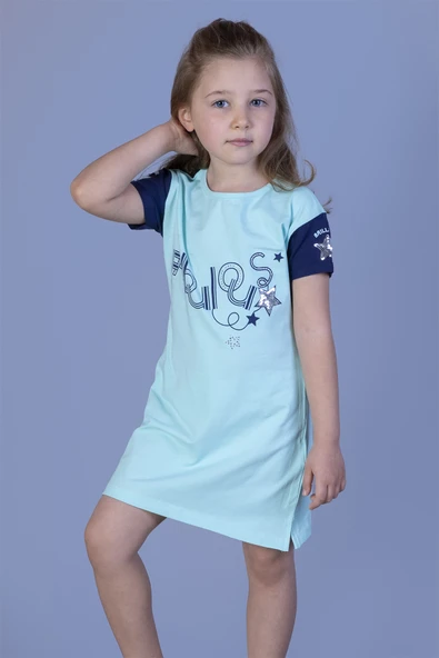 Toontoy Kız Çocuk Pul Payet Elbise ürün görseli 1