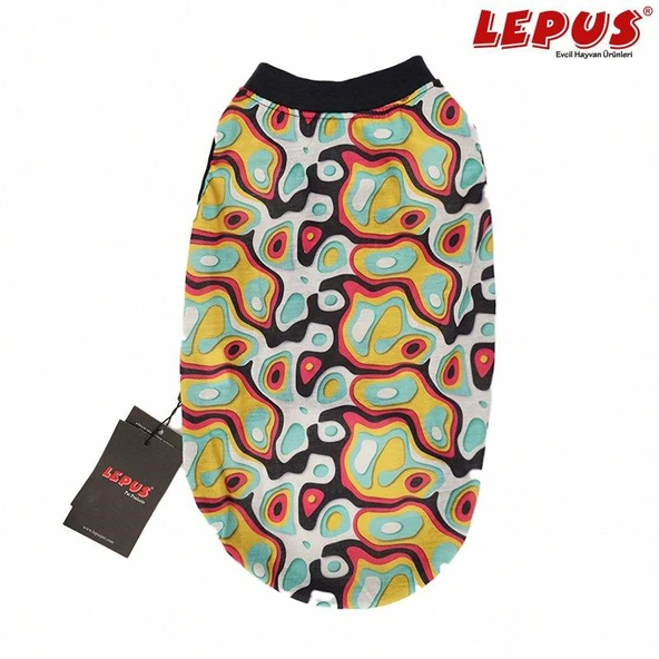 Lepus Kedi ve KÜÇÜK Köpek T-Shirt Desen2 S Sırt24cm Göğüs37cm Boyun23cm ürün görseli 1