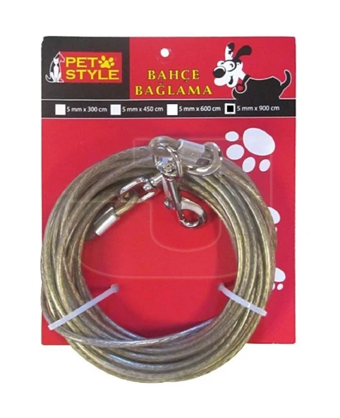Pet Style Bahçe Bağlama Halatı 5mm 900 cm ürün görseli 1