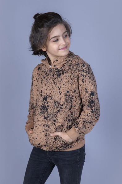 Toontoy Erkek Çocuk Püskürtme Baskılı Sweatshirt ürün görseli 1