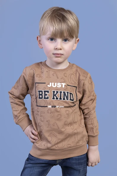 Toontoy Erkek Çocuk Sayı Baskılı Sweatshirt ürün görseli 1
