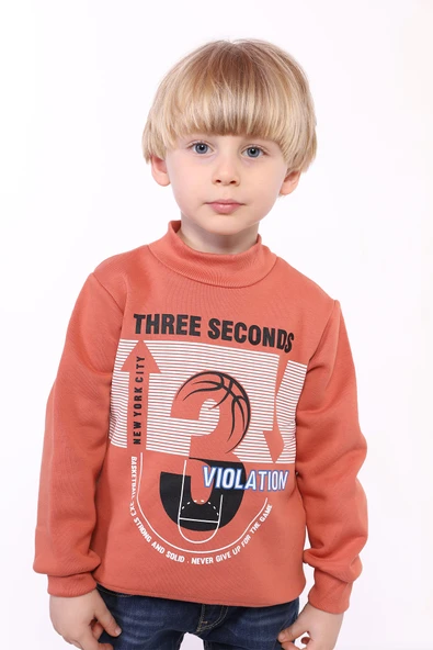 Toontoy Erkek Çocuk 3 Vıolatıon Baskılı Sweatshirt ürün görseli 1