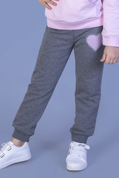 Toontoy Kız Çocuk Cepli Eşofman Alt ürün görseli 1