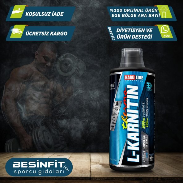 hardline thermo l-carnitine sivi 1000 ml PTTAVM: L-Karnitin Sıvı Food Supplements & Natural Products Carnitine+ | L-Carnitina 90 Flavor:Horchata Carnitine by Hosstile