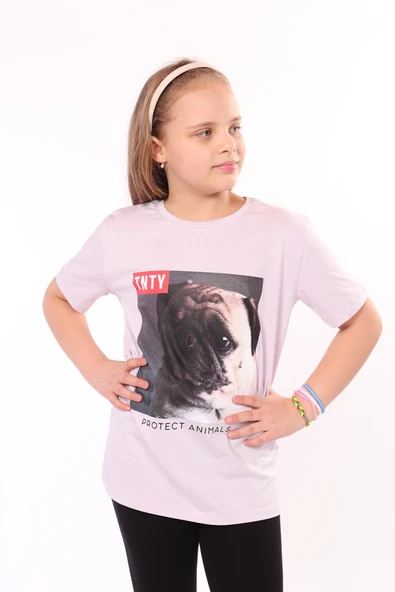 Toontoy Unisex Çocuk Önü Baskılı Tişört ürün görseli 1