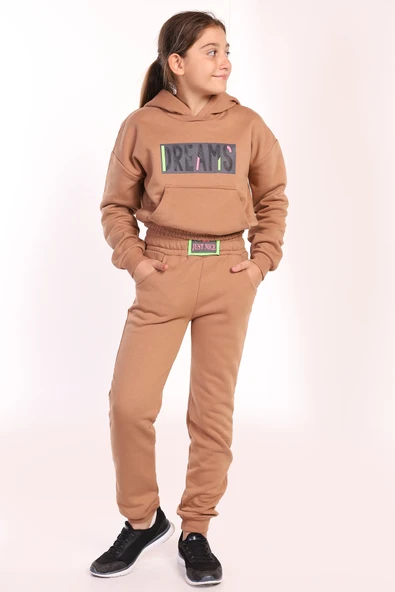 Toontoy Kız Çocuk Baskılı Eşofman Takımı ürün görseli 1