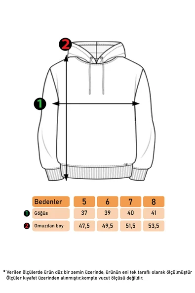 Toontoy Unısex Çocuk Merry Christmas Baskılı Sweatshirt ürün görseli 1