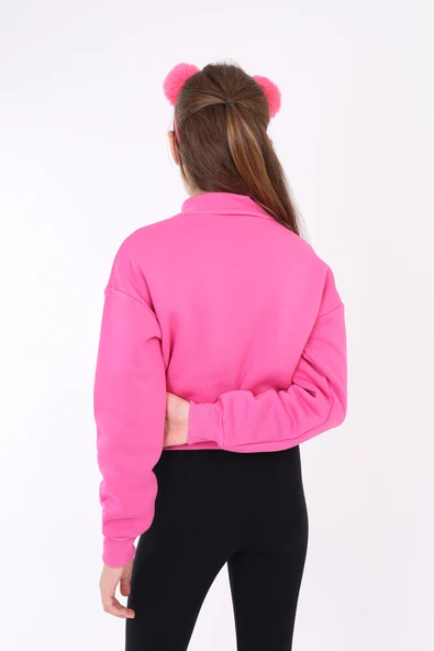 Toontoy Kız Çocuk Baskılı Sweatshirt - Resim 5