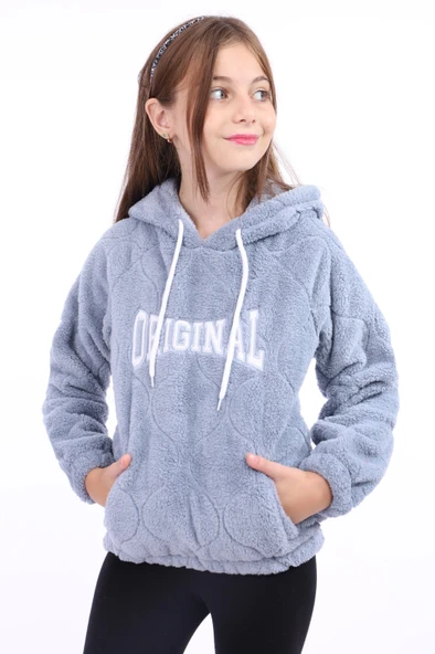 Toontoy Kız Çocuk Nakışlı Sweatshirt ürün görseli 1