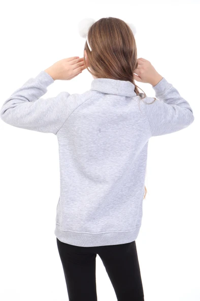 Toontoy Kız Çocuk Baskılı Sweatshirt - Resim 10