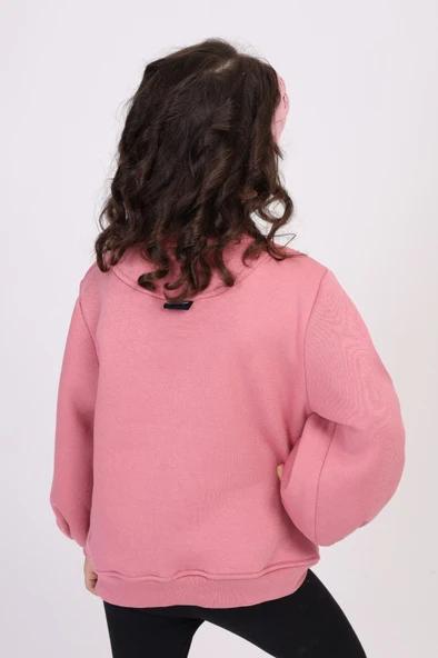 Toontoy Kız Çocuk Baskılı Sweatshirt - Resim 5