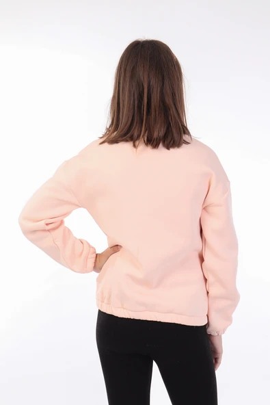 Toontoy Kız Çocuk Baskılı Sweatshirt - Resim 5