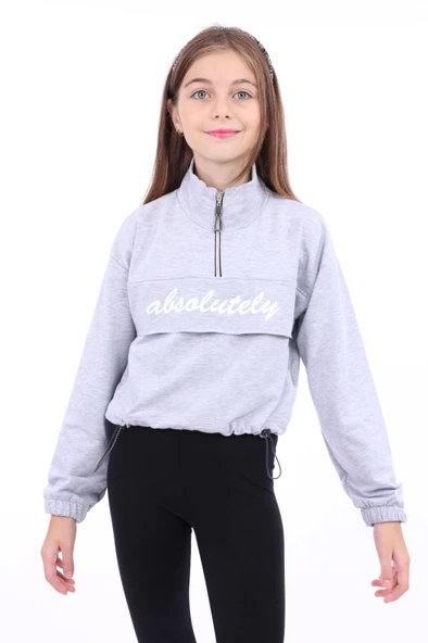 Toontoy Kız Çocuk Baskılı Sweatshirt - Resim 4