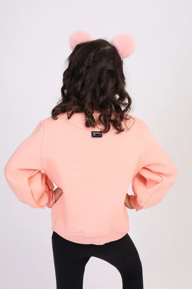 Toontoy Kız Çocuk Baskılı Sweatshirt - Resim 9